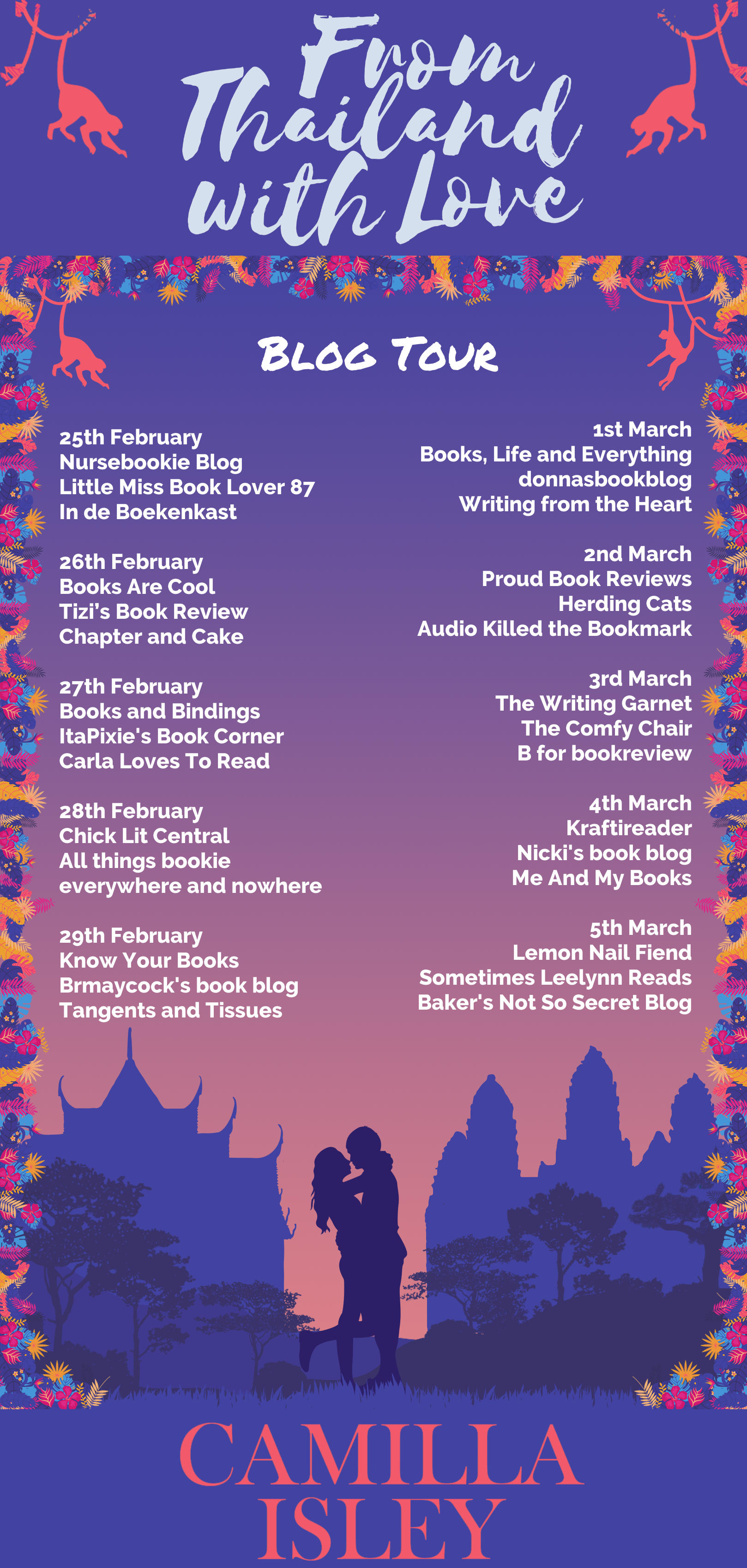 From Thailand With Love Full Tour Banner